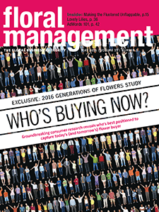 cover of May 2016 Floral Managment Magazine