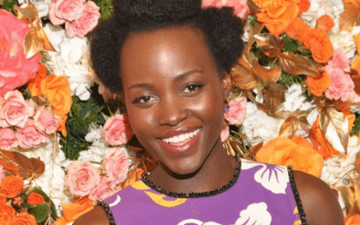 On the Red Carpet, a Wall of Flowers