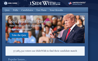 Start-Up Site Matches Voters with Presidential Pick