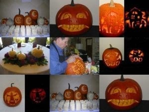 An employee's talent for pumpkin carving has helped drive additional in-store traffic during October at Bo-Ty Florist.