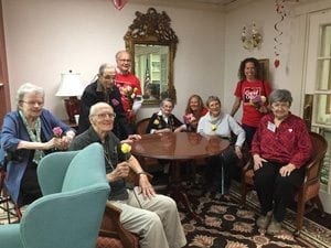 Flowers and Smiles Brighten Valentine’s Day for Seniors