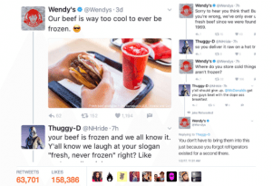 screenshot of Wendy's