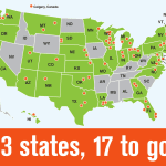 To date, 74 (and counting) retailers, suppliers, growers, and wholesalers and retailers in 33 states and Canada have pledged to Petal It Forward on Oct. 11, 2017. SAF’s goal is to have Petal It Forward events happening on the same day in all 50 states, which could help to capture even more media attention nationwide.