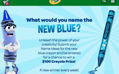 Crayola’s New Hue? It’s Blue