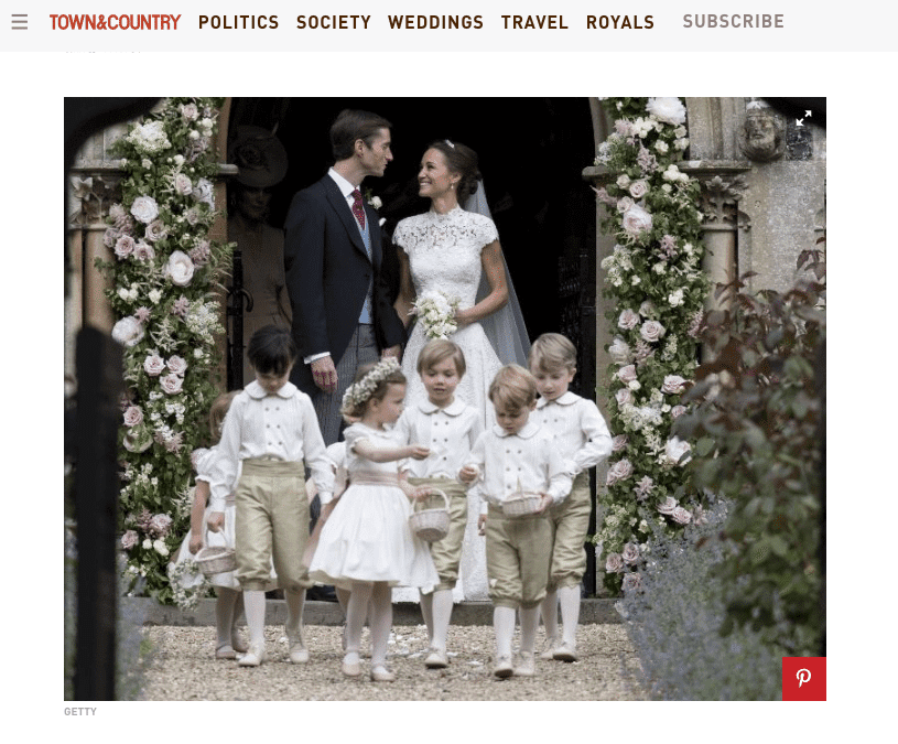 At a High Society Wedding, an Overlooked Flower Shines