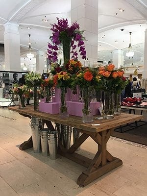 NYC Florist Pops Up in Lux Retail Store