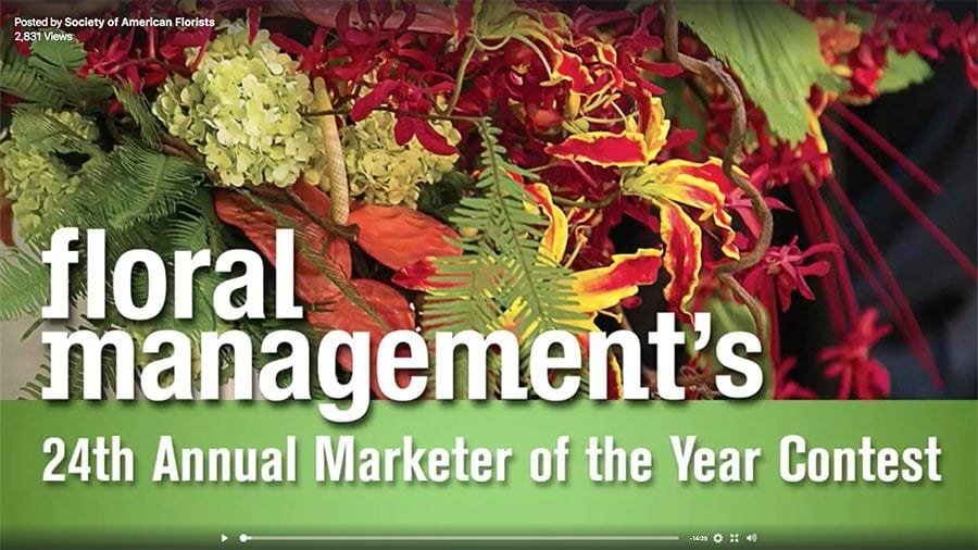 2017 Floral Management Marketer of the Year Award