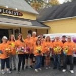 Sue and Nicole Palazzo had logo T-shirts made last year for their Happiness Ambassadors at City Line Florist, Inc., in Trumbull, Connecticut. Members can download the Petal It Forward t-shirt template fromsafnow.tempurl.host/pif-shirt.