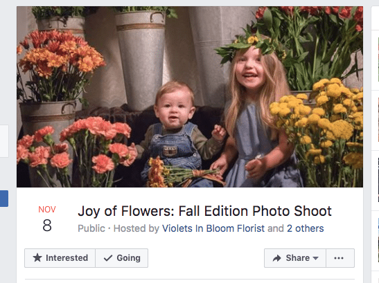 Florida Florist Sets Up Shop for Fall Photo Shoots