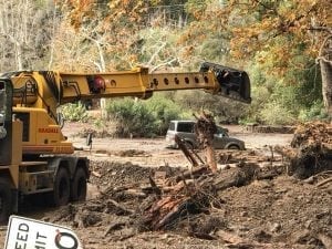 The Montecito mudslides killed at least 20 people. The destruction covered 30 square miles. (Photo courtesy Joost Bongaerts)