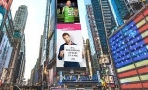 Teleflora encouraged New Yorkers to take a leap of faith, announcing their true feelings for a secret crush on a giant billboard in Times Square. The promotion is the latest activity tied to the company's "Love Out Loud" campaign.