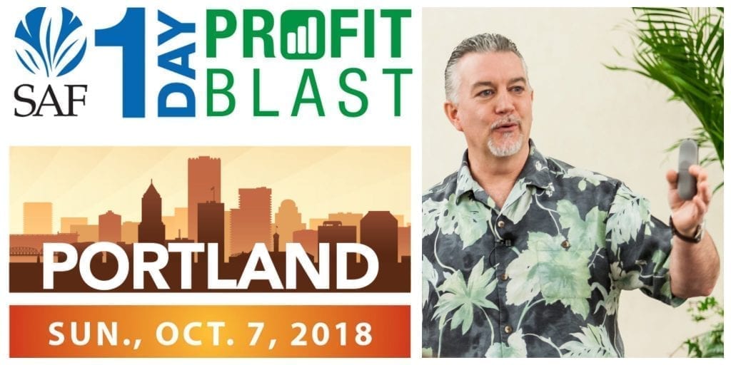 SAF’s 1-Day Profit Blast in Portland, sponsored by Frank Adams Wholesale Florist, includes Derrick Myers, CPA, CFP, PFCI, president of Crockett, Myers & Associates, Inc., will show you how to track, measure and adjust costs — and increase profits in ways you never thought possible during his presentation "Treasure Hunt: Finding Your Hidden Profits."