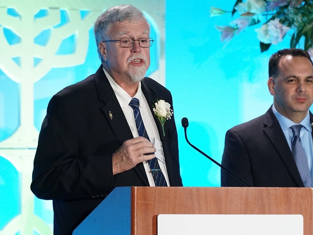 SAF honored Paul A. Thomas, Ph.D., a professor in the University of Georgia’s horticulture department, on Sept. 15 during SAF Palm Springs 2018.