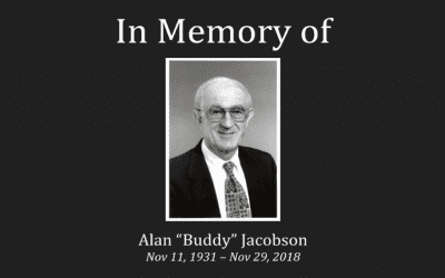 Alan “Buddy” Jacobson: 1931 –2018