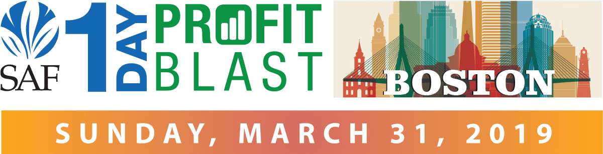 Sponsored by Jacobson, the SAF 1-Day Profit Blast in Boston is $139 for members and $189 for non-members, and $99 for each additional registrant from the same company. Register now atsafnow.tempurl.host/1-day-profit-blast.