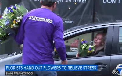 Major Media Coverage Touts Flowers’ Stress-Busting Powers