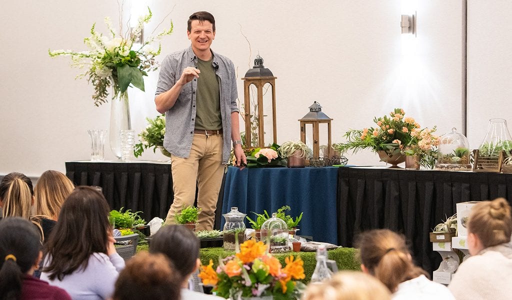 Sam Bowles, FSC, a longtime sales and service coach for FloralStrategies LLC and the general manager of Allen’s Flowers in San Diego.