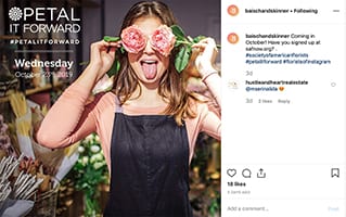 Post Petal It Forward Teasers on Social Media