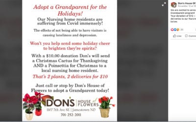 Florist’s ‘Adopt a Grandparent’ Effort Plants Joy in Local Nursing Homes